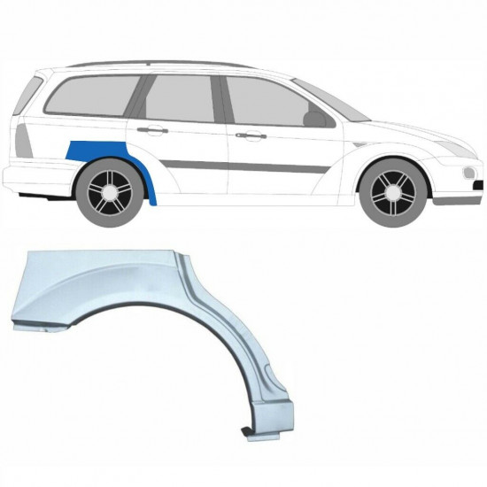 Aizmugurējā arka priekš Ford Focus 1998-2007 / Kreisais+Labais / COMBI / Komplekts 6292