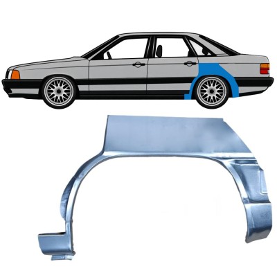 Aizmugurējā arka priekš Audi 100 C3 1982-1990 / Kreisā 7608