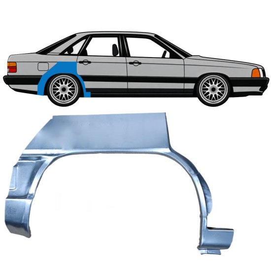 Aizmugurējā arka priekš Audi 100 C3 1982-1990 / Labā 7607