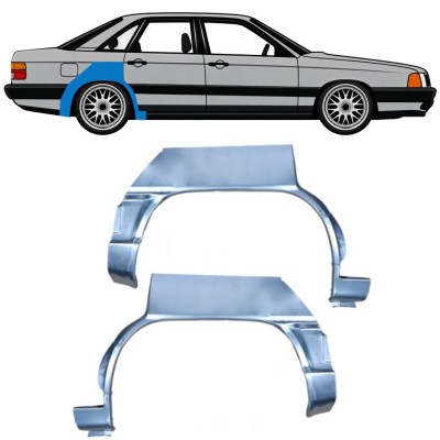 Aizmugurējā arka priekš Audi 100 C3 1982-1990 / Kreisais+Labais / Komplekts 9993