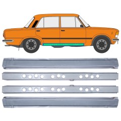 Iekšējais un ārējais slieksnis priekš Fiat 125p 1968-1991 / Kreisais+Labais / Komplekts 12548