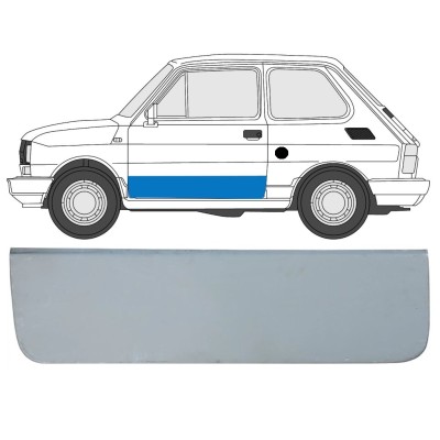 Durvju panelis priekš Fiat 126p 1972-2000 / Kreisā 17261