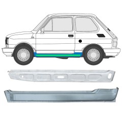 Iekšējais un ārējais slieksnis priekš Fiat 126p 1972-2000 / Kreisā / Komplekts 11717
