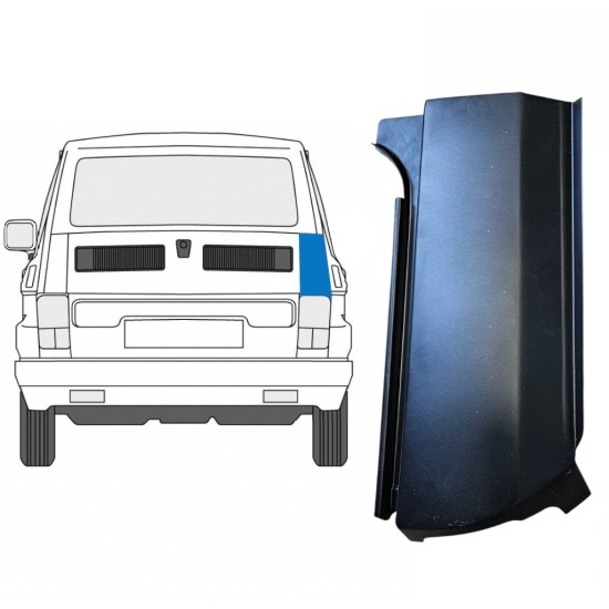 Aizmugurējais statņa stūris priekš Fiat 126p 1972-2000 / Labā 14959 Aizmugurējais statņa stūris priekš Fiat 126p 1972-2000 / Labā 14959
