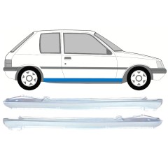 Pilns slieksnis priekš Peugeot 205 1983-1998 / Kreisais+Labais / Komplekts 9815