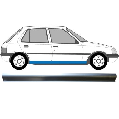 Sliekšņa apakšējā daļa priekš Peugeot 205 1983-1998 / Kreisais = Labais (simetrisks) 16057