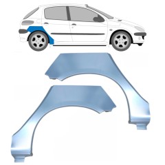 Aizmugurējā arka priekš Peugeot 206 206+ 1998-2012 / Kreisais+Labais / Komplekts 9670