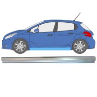 Slieksnis priekš Peugeot 208 2012-2019 / Kreisā 16314