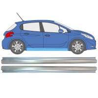 Slieksnis priekš Peugeot 208 2012-2019 / Kreisais+Labais / Komplekts 16315
