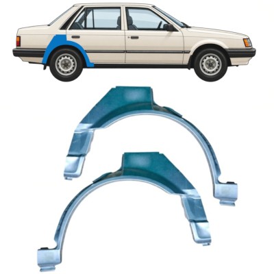 Aizmugurējā arka priekš Mazda 323 BF 1985-1989 / Kreisā / Labā / Kreisais+Labais / Komplekts 12958