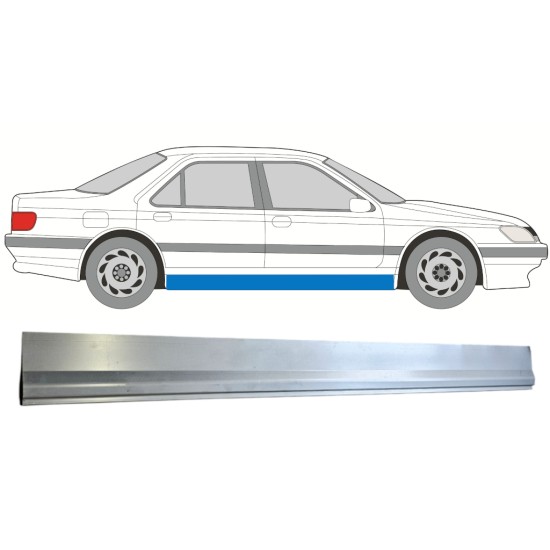 Sliekšņa apakšējā daļa priekš Peugeot 605 1989-1999 / Kreisais = Labais (simetrisks) 15218