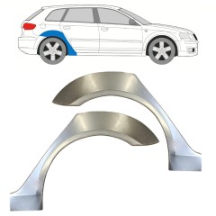 Aizmugurējā arka priekš Audi A3 8P 2003-2012 / Kreisais+Labais / Komplekts 15210