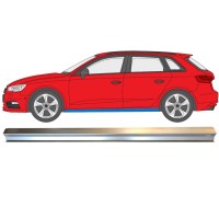 Sliekšņa apakšējā daļa priekš Audi A3 8V 2012-2020 / Kreisā 14993