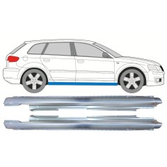 Pilns slieksnis priekš Audi A3 8P 2003-2012 / Kreisais+Labais / Komplekts 9999