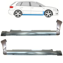 Pilns slieksnis + priekšējā spārna daļa priekš Audi A3 8P 2003-2012 / Komplekts 11149