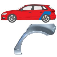 Aizmugurējā arka priekš Audi A3 8V 2012-2020 / Kreisā / HATCHBACK 17281
