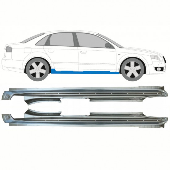 Slieksnis priekš Audi A4 B6 B7 2000-2007 / Kreisais+Labais / Komplekts 10336