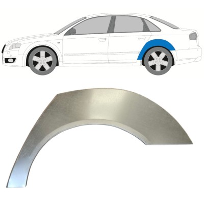 Aizmugurējā arka priekš Audi A4 B7 2004-2007 / Kreisā 14744