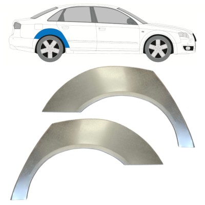 Aizmugurējā arka priekš Audi A4 B7 2004-2007 / Kreisais+Labais / Komplekts 14747