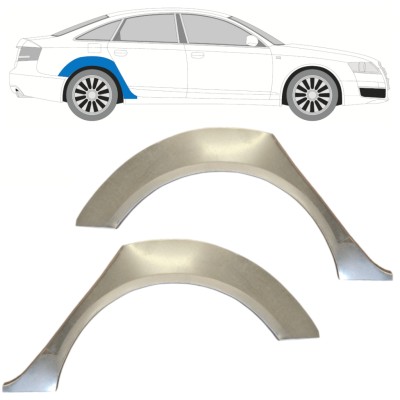 Aizmugurējā arka priekš Audi A6 C6 2004-2010 / Kreisais+Labais / Komplekts 14746
