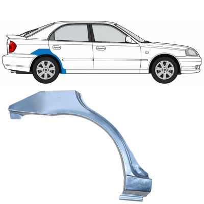 Aizmugurējā arka priekš Hyundai Accent 2000-2006 / Labā 7593