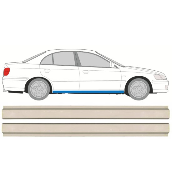 Sliekšņa apakšējā daļa priekš Honda Accord 1998-2002 / Kreisais+Labais / Komplekts 16103