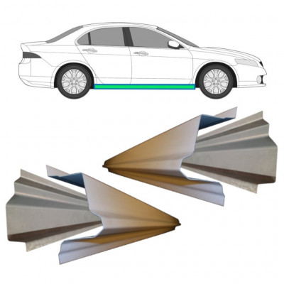 Iekšējais un ārējais slieksnis priekš Honda Accord 2002-2008 / Komplekts 11731