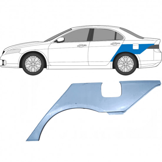 Aizmugurējā arka priekš Honda Accord 2002-2008  / Kreisā / SEDAN 5250
