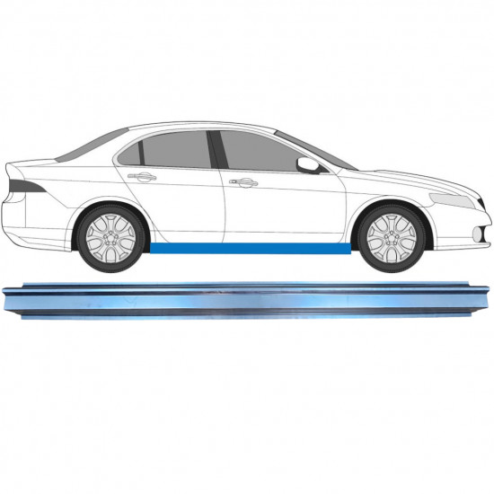 Slieksnis priekš Honda Accord 2002-2008 / Kreisais = Labais (simetrisks) 6625