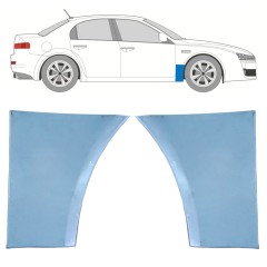 Priekšējā spārna daļa priekš Alfa Romeo 159 2005-2012 / Kreisais+Labais / Komplekts 11279