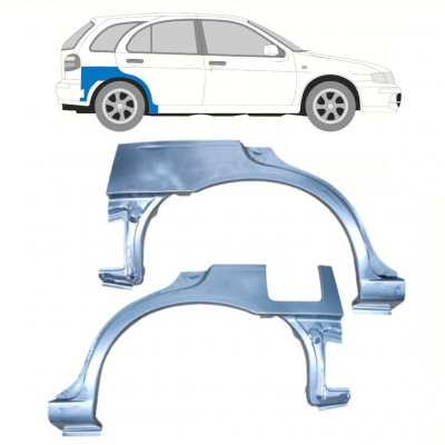 Aizmugurējā arka priekš Nissan Almera 1995-2000 / Kreisais+Labais / Komplekts 10223