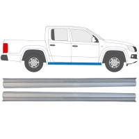 Sliekšņa apakšējā daļa priekš Volkswagen Amarok 2010-2022 / Kreisais+Labais / Komplekts 15100 Sliekšņa apakšējā daļa priekš Volkswagen Amarok 2010-2022 / Kreisais+Labais / Komplekts 15100