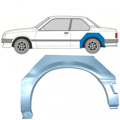 Aizmugurējā arka priekš Opel Ascona C / Vauxhall Cavalier 1981-1988 / Kreisā 7290