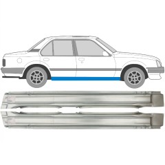 Pilns slieksnis priekš Opel Ascona C 1981-1998 / Kreisais+Labais / Komplekts 9488