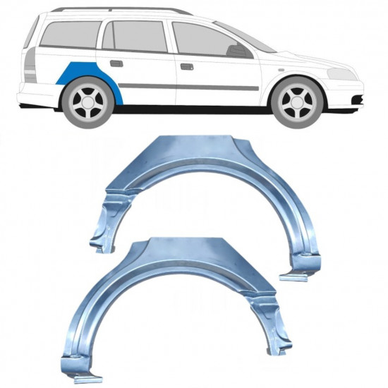 Aizmugurējā arka priekš Opel Astra 1998-2009 / Kreisais+Labais / COMBI / Komplekts 10434