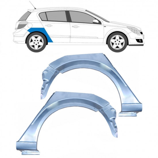 Aizmugurējā arka priekš Opel Astra 2003-2014 / Kreisais+Labais / Komplekts 9288