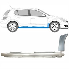 Pilns slieksnis + priekšējā spārna daļa priekš Opel Astra H 2003-2014 / Labā / Komplekts 11161