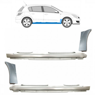 Slieksnis + priekšējā spārna daļa priekš Opel Astra 2003-2014 11163