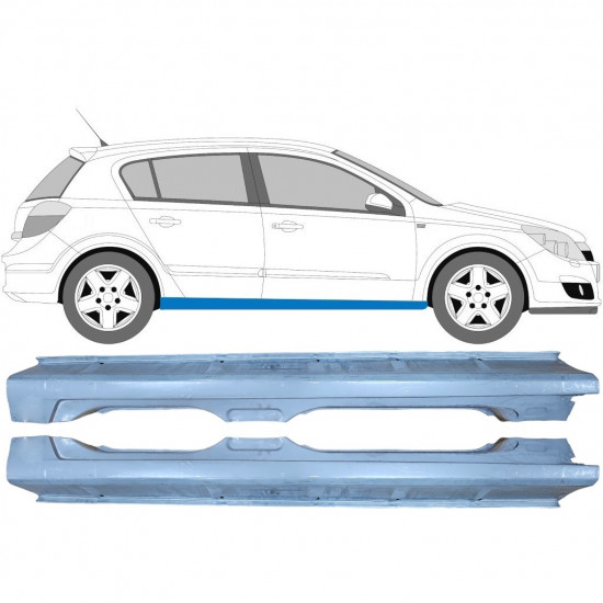 Slieksnis priekš Opel Astra 2003-2014 / Kreisais+Labais / Komplekts 9289