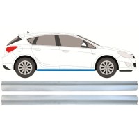 Slieksnis priekš Opel Astra J 2009-2015 / Kreisais = Labais (simetrisks) / Komplekts 15221