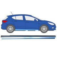 Sliekšņa apakšējā daļa priekš Opel Vauxhall Astra K 2015-2022 / Labā 16624