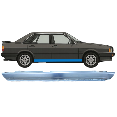 Pilns slieksnis priekš Audi 80 B2 1978-1986 / Labā 9114