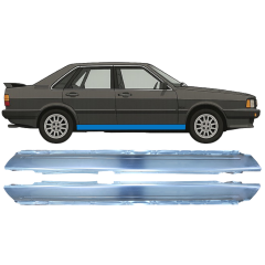 Pilns slieksnis priekš Audi 80 B2 1978-1986 / Kreisais+Labais / Komplekts 9116