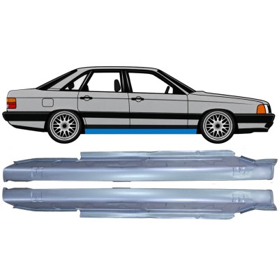 Pilns slieksnis priekš Audi 100 C3 1982-1990 / Kreisais+Labais / Komplekts 6418