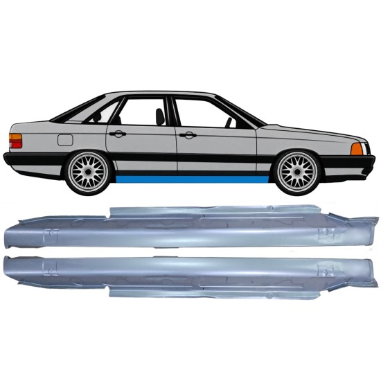 Pilns slieksnis priekš Audi 100 C3 1982-1990 / Kreisais+Labais / Komplekts 6418