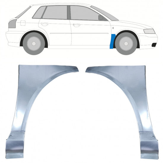 Priekšējā spārna daļa priekš Audi A3 8L 1996-2003 / Komplekts 11804