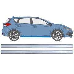 Slieksnis priekš Toyota Auris 2013-2018 / Kreisais+Labais / Komplekts 12449