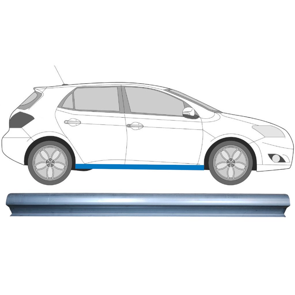 Slieksnis Priekš Toyota Auris 2007-2012 / Kreisais = Labais (Simetrisks) 7066