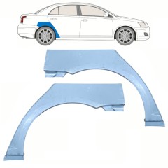 Aizmugurējā arka priekš Toyota Avensis T25 2003-2008 / Kreisais+Labais / Komplekts 10062