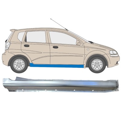 Pilns slieksnis priekš Chevrolet Aveo 2003-2006 / Labā / HATCHBACK 14537